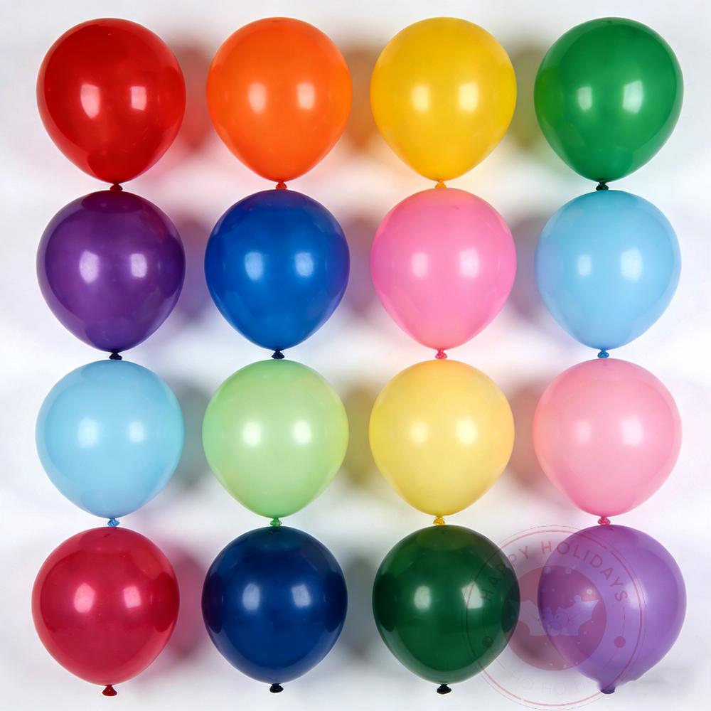 60pcs 12inch 2.8g/pc Colorful Balloons Inflatable Helium Balloon Birthday Wedding Decoration Theme Party Scene Decor Supplies