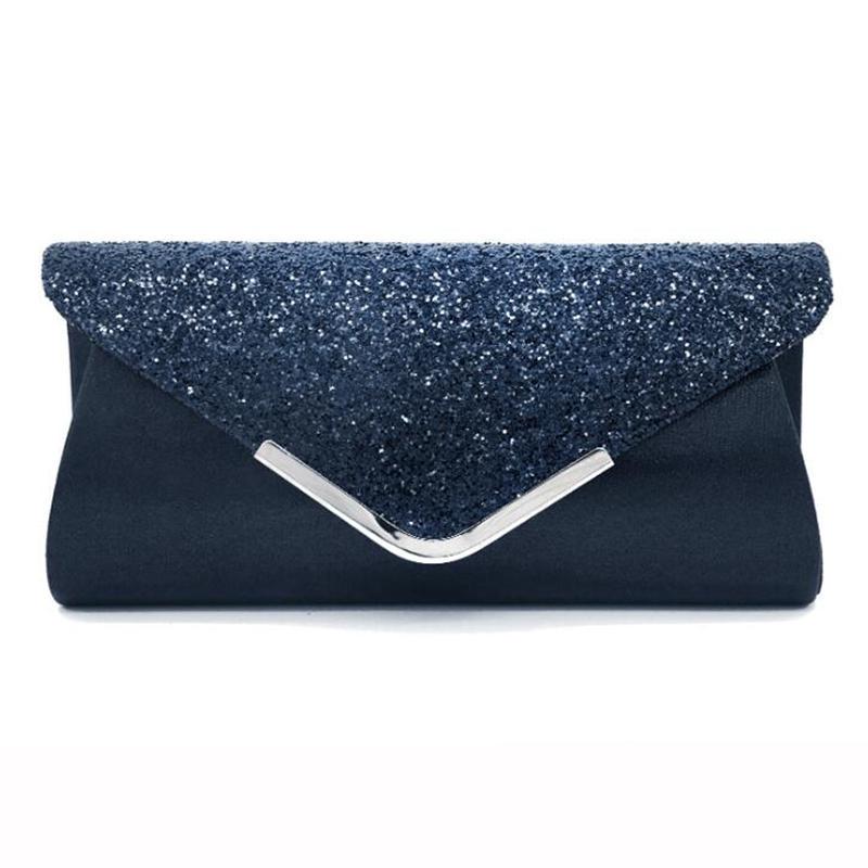 Женский ретро кожаный вечерний клатч со съемным ремешком-цепочкой для вечеринки и ужина, украшенный пайетками, сумка MIT