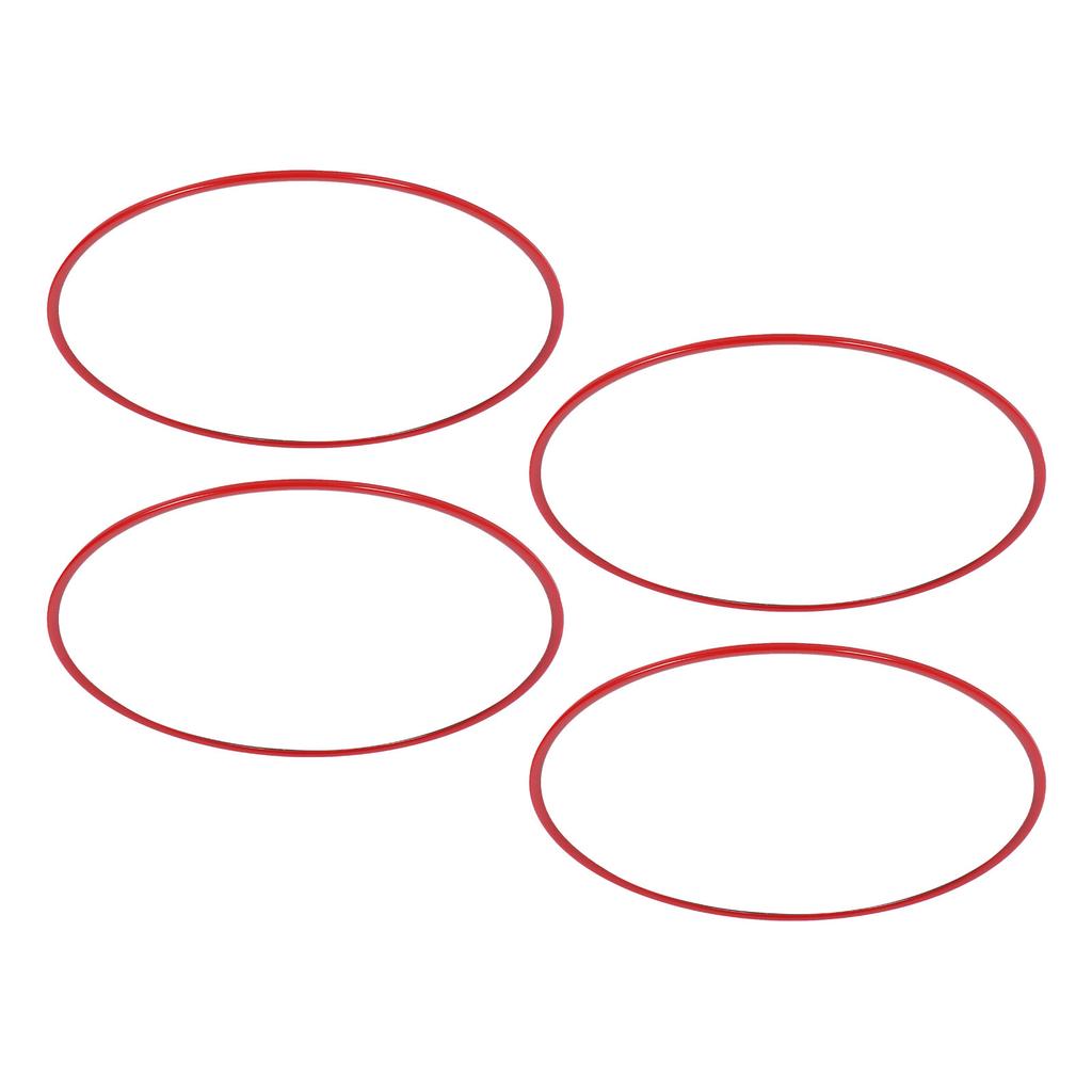 4 шт. Защитные кольца для обода колеса, предотвращающие появление бордюрной сыпи, самоклеящиеся, универсальные, из АБС-пластика