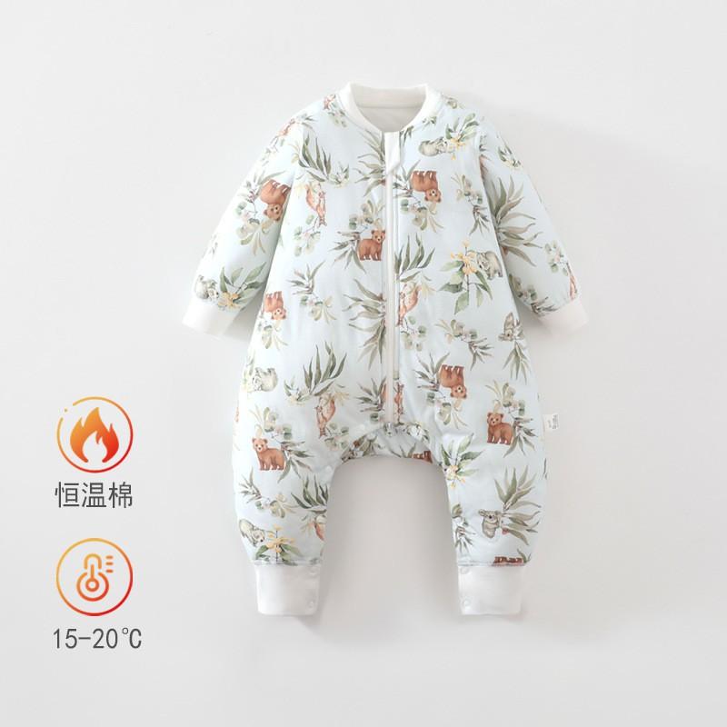 Baby Sleep Bag Winter Warm Cotton Fleece Zip Sack Infant Toddler Soft No Seam Sleepwear