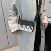 Crossbody Piano Shoulder Bag Fashion PU Leather Bag Casual Mini Square Bag  Girls