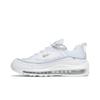 Nike Womens Air Max 98 'Blue Chill' (women's sizes) White / Metallic Gold / Metallic Silver Running Shoes CT2547 100