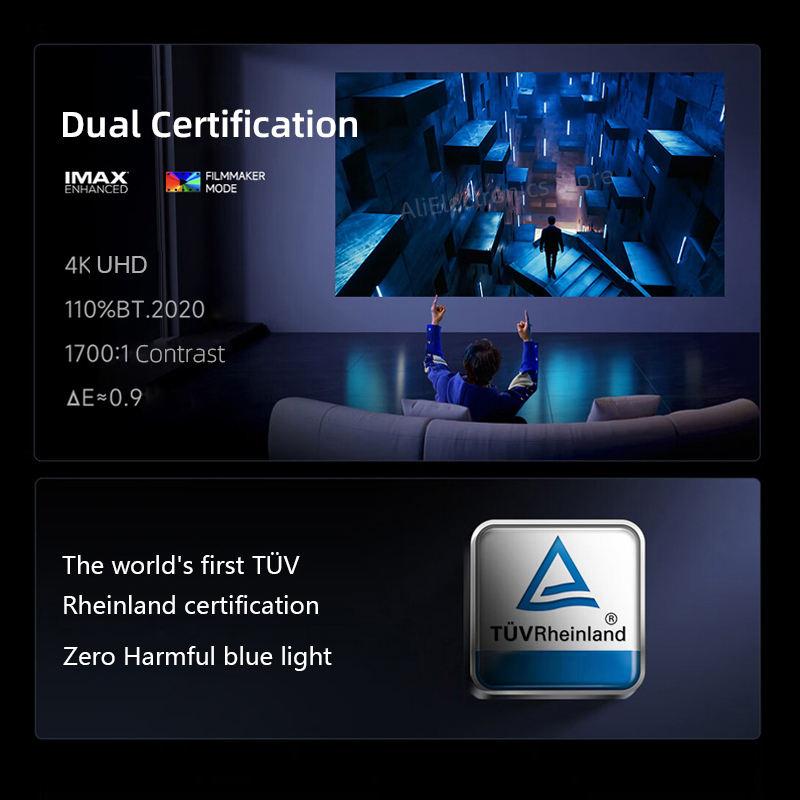 Hisense Vidda C2S 4K UHD тройной лазерный проектор RGB для домашнего кинотеатра 3840x2160 Видео 3D-проектор Hisense 4k проектор C2S