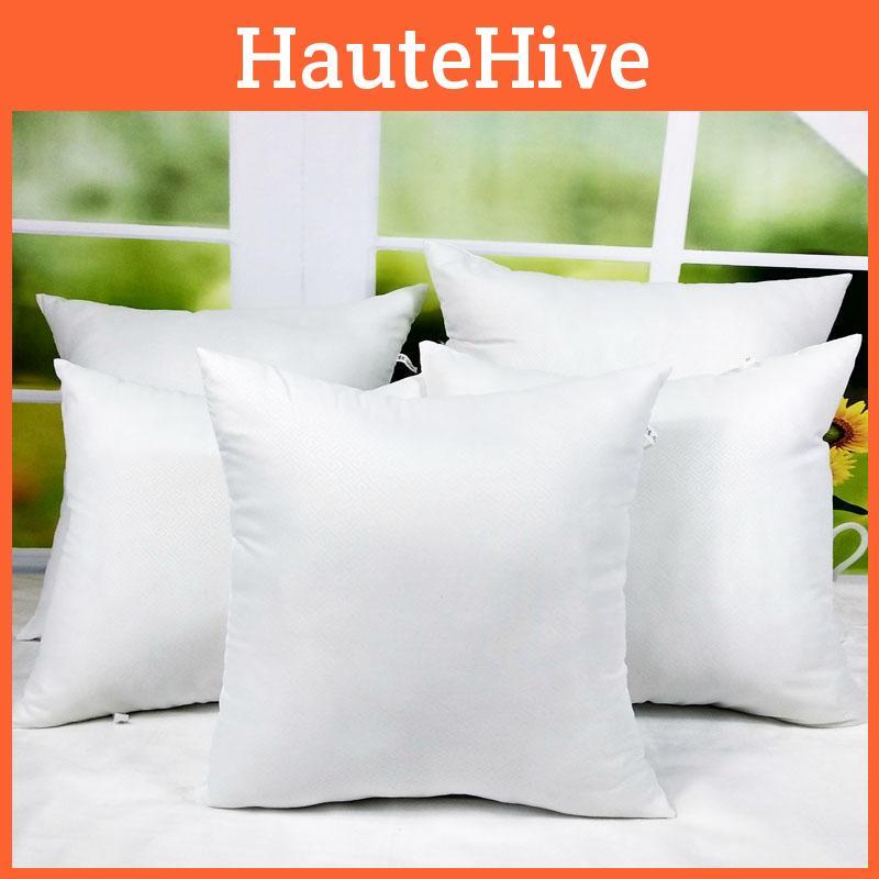 Luxurious Polyester Hollowfiber Cushion Inner Pads With White Cover For Ultimate Comfort