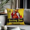 Hot HHertog Jansed Cushion Cover Antidustmite Pillowcase Invisible Zipper Silky Short Plush Sofa Cushion Cover
