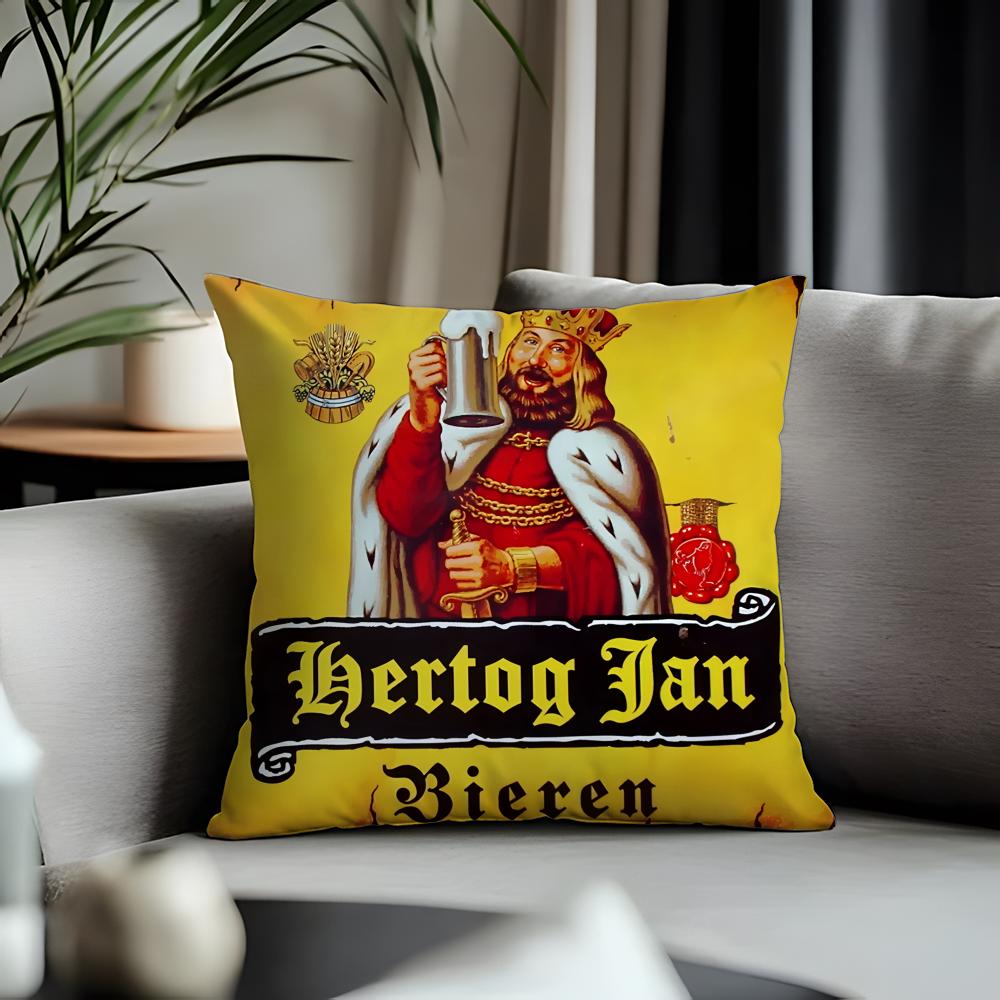 Hot HHertog Jansed Cushion Cover Antidustmite Pillowcase Invisible Zipper Silky Short Plush Sofa Cushion Cover