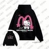 2025 Korea Sle Cartoon Cute HelloKitty Print Women Cotton Hoodie Autumn Winter Long Sleeve Sweatshirt Casual Pullover Unisex Top