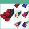 Exquisite Artificial Rose Soap Flower Eternal Single Bouquet For Home And Wedding Decor