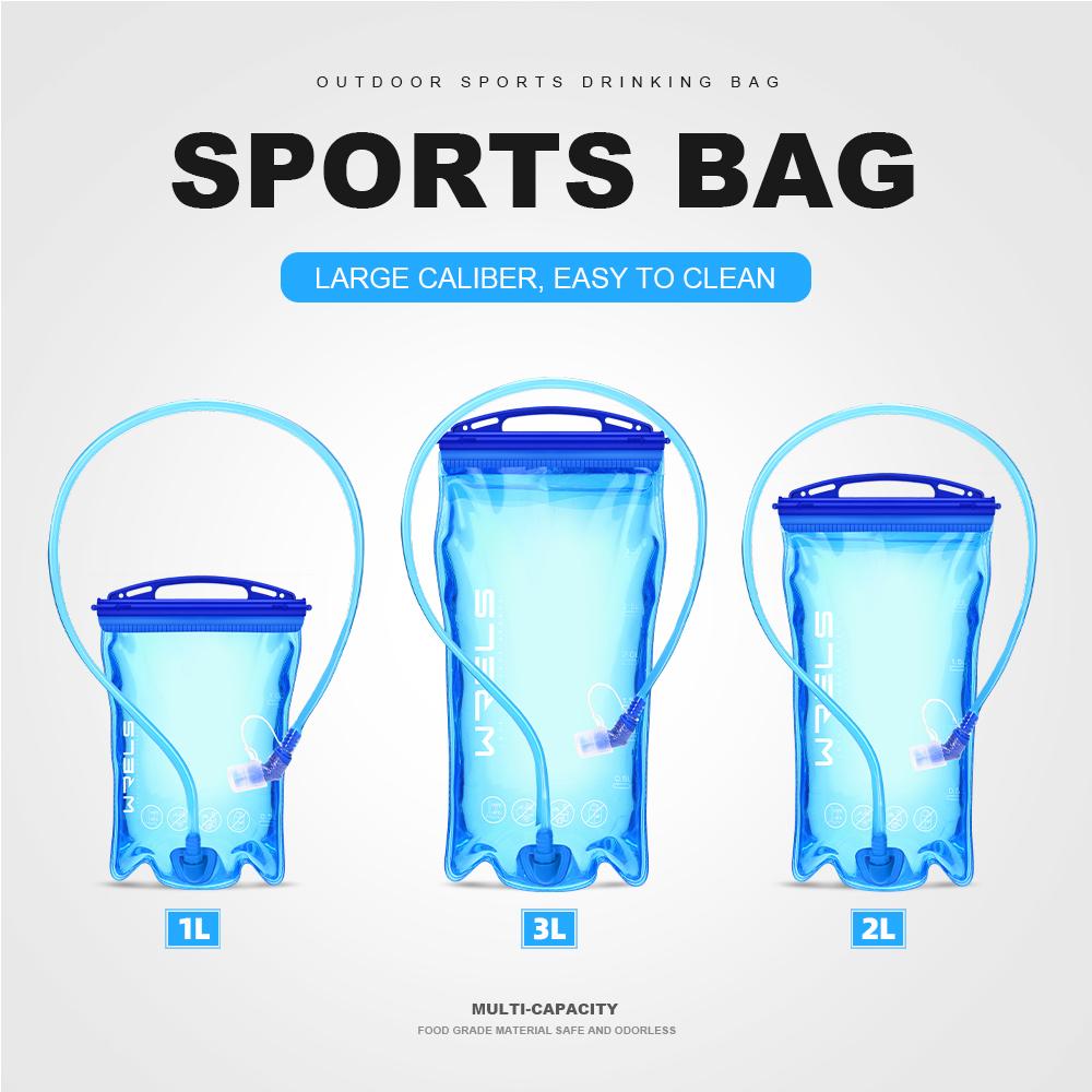 WRELS Water Bladder Water Reservoir Hydration Pack Storage Bag - 1L 1.5L 2L 3L Running Hydration Vest Backpack
