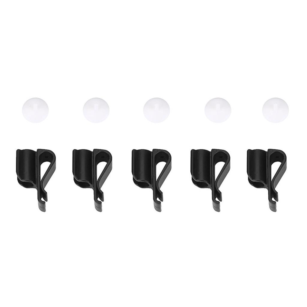 5Pcs Durable Golf Bag Clamp Club Putter Clips Holder with Ball Markers Accessories