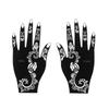 Mehndi Indian Style Beauty Tattoo Stencils Henna Template Sticker Temporary Hand Decal DIY Body Art