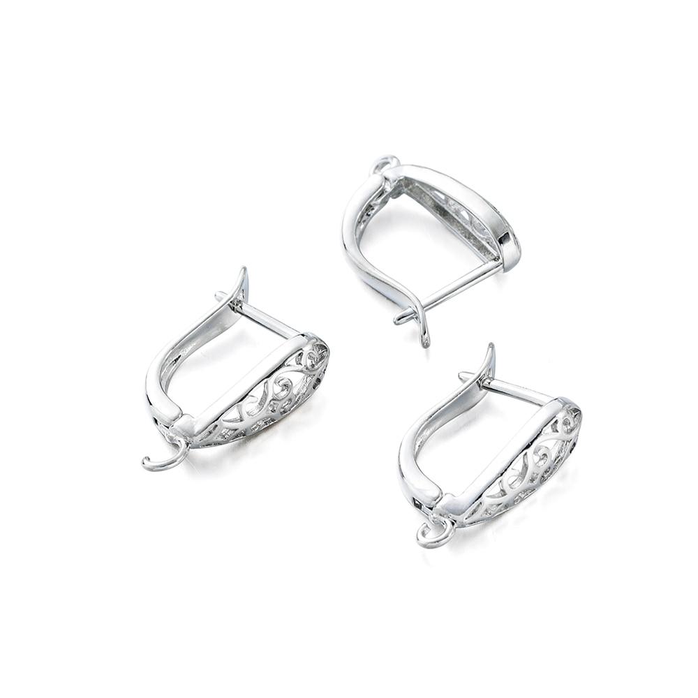 10 шт./лот 19 мм французские крючки для серег с рычагом, проволочные настройки, базовые обручи, фурнитура для сережек для DIY, принадлежности для изготовления ювелирных изделий