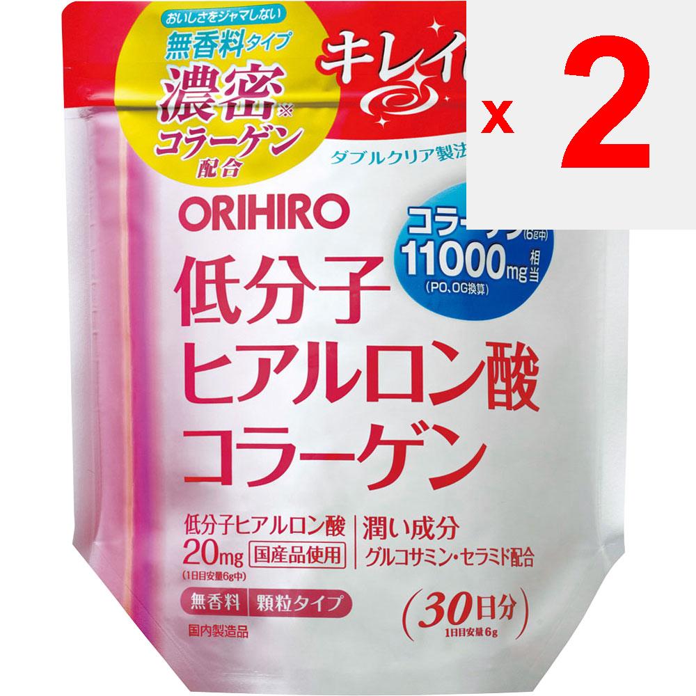Orihiro Низкомолекулярная гиалуроновая кислота коллагеновый пакет 180 г Beautiful Skin Collagen