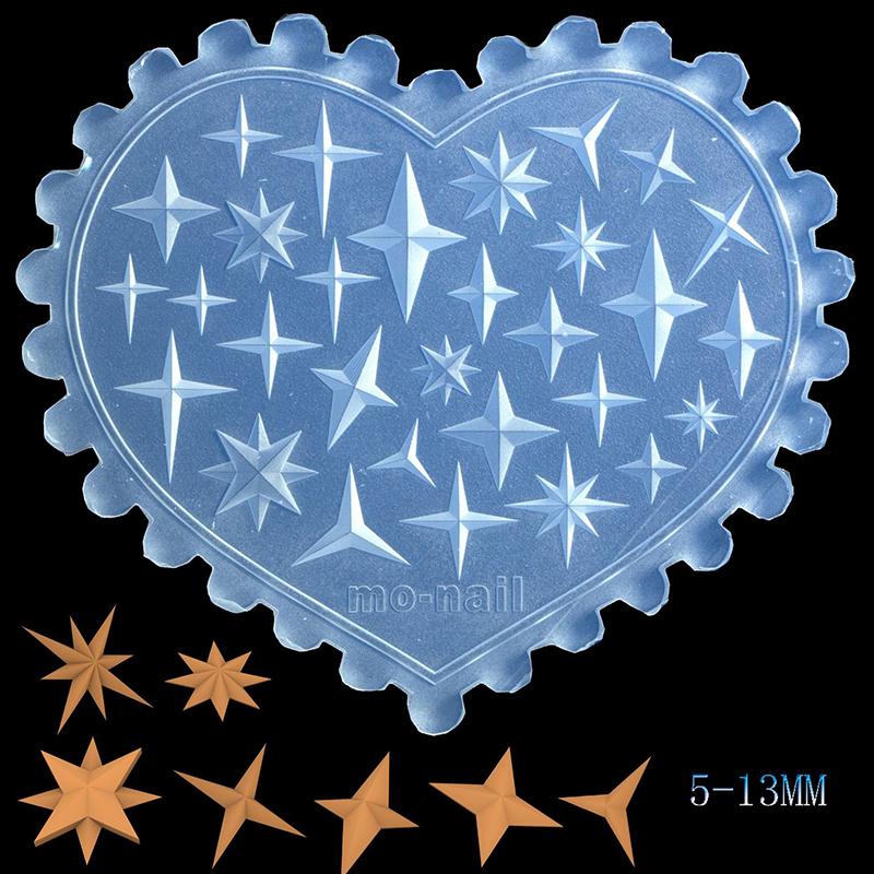 Форма для лепки ногтей Креативный цветок Бабочка Снежинка Украшения для нейл-арта Штамповочные пластины DIY Маникюр Аксессуары для ногтей Инструменты