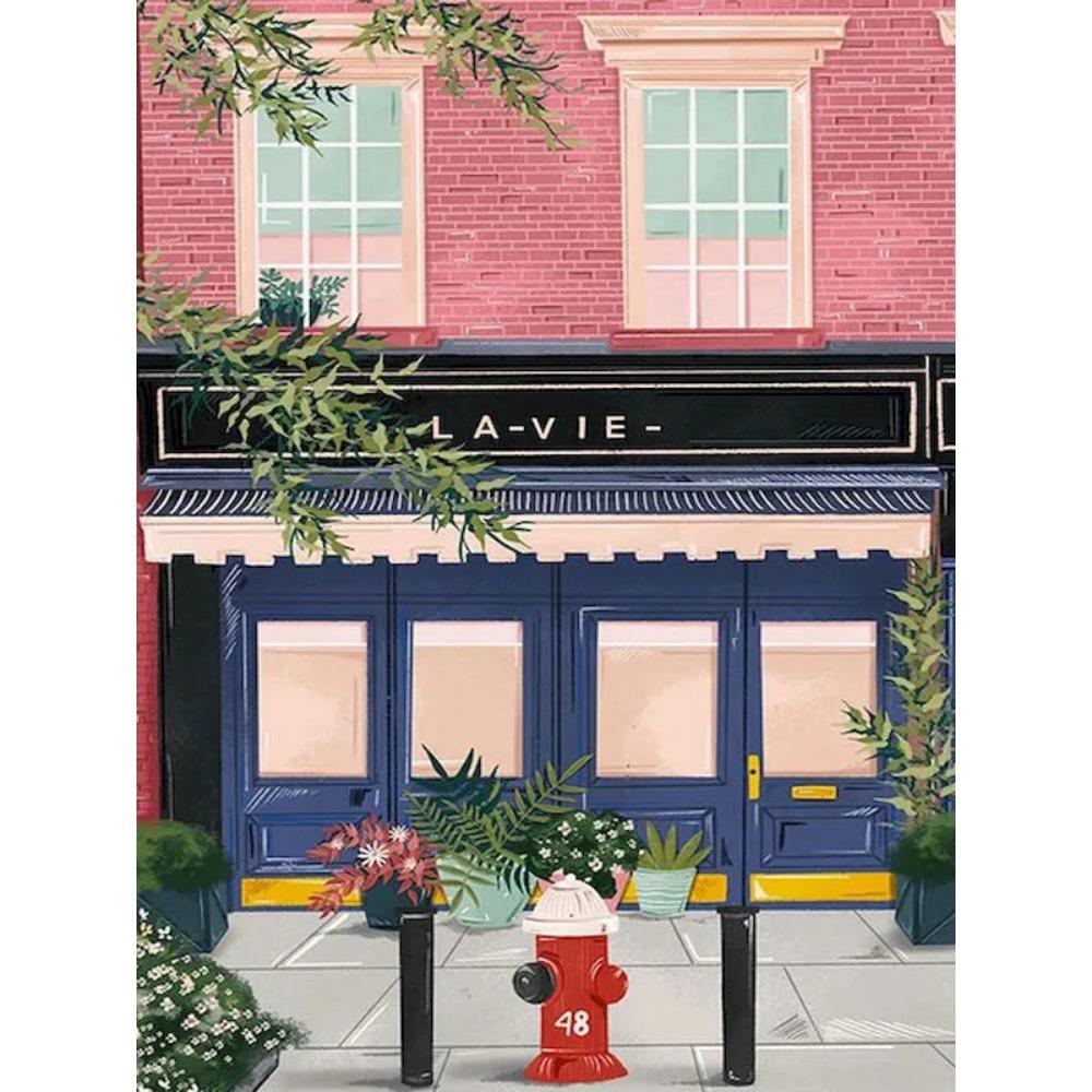 Алмазная живопись Полный дрель Городской пейзаж Круглая алмазная живопись Ручная работа Искусство Мандала Diy Алмазная мозаика Картина Украшение дома