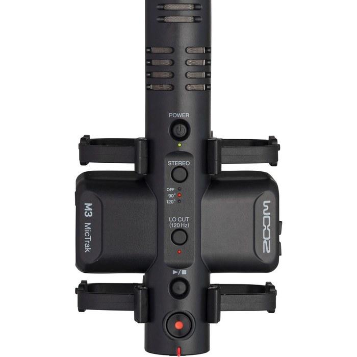 ZOOM M3 On-Camera Recorder Shotgun Microphone 32-bit Float Recording Black