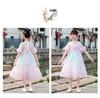 Осень 2026 Стильное детское платье-ханьфу для девочек - Детская юбка в древнем стиле