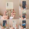 Для Huawei P30 P60 Y5 Y6 Y7 Y9 Y9A P40 Модные чехлы для телефонов с леопардовым принтом Мягкий силикон Высокое качество Защита от отпечатков пальцев Чехол для корпуса Huawei