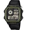 World Time Digital Wristwatch AE-1200WH-1BV Black with Gold LCD (International Model) / AE-1200WHB-1BV Black with Green LCD(International Model)