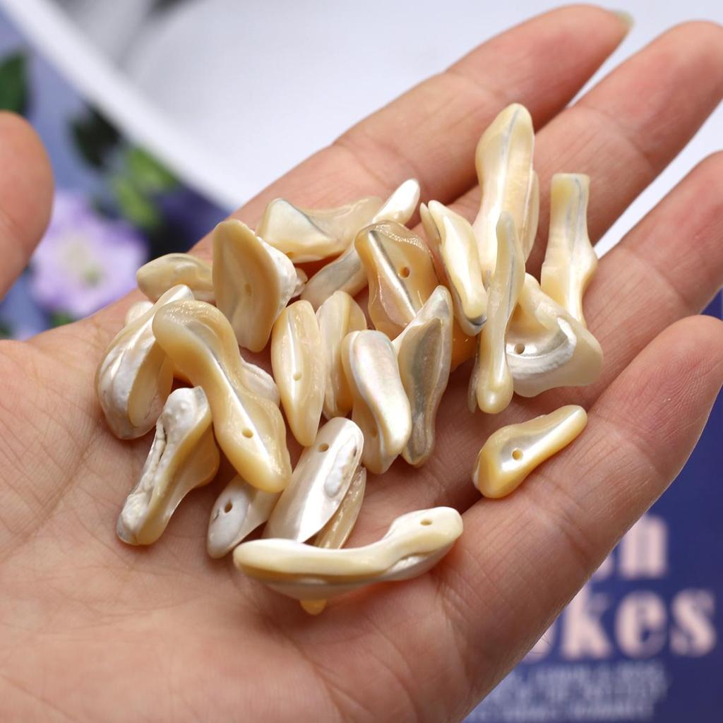 10Pcs/20Pcs Shell Pendant Natural The Mother Of Pearl Irregular Pendant For Jewelry Making DIY Necklace Bracelet Earrings Accessory