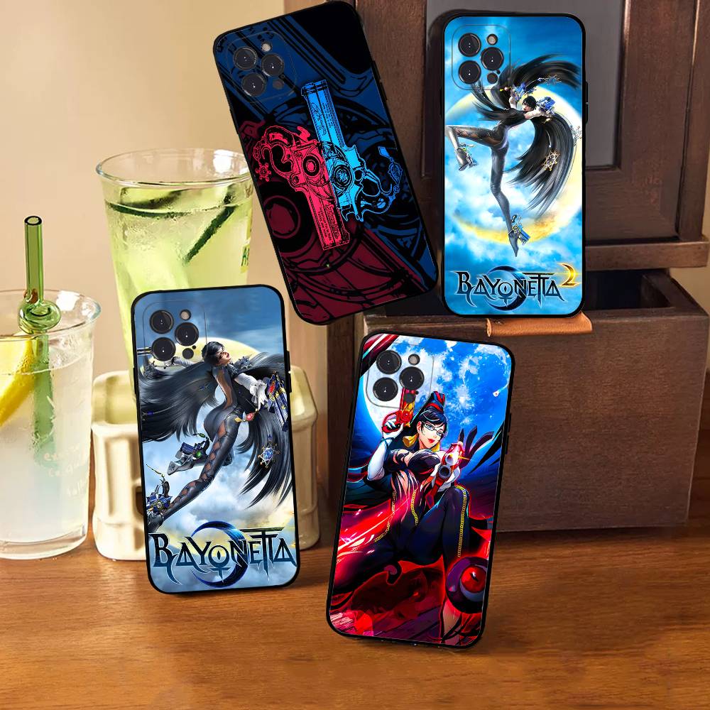 Чехол для iPhone 17 16 15 14 11 12 13 Pro Max Plus с изображением из аниме Bayonetta, милый арт-чехол для телефона