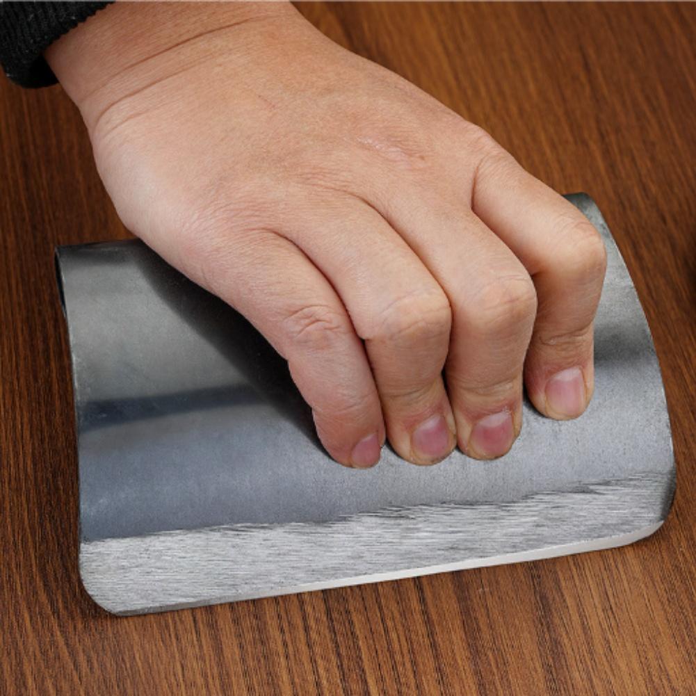 Metal Fleshing Scraper Set for Taxidermy and Leather Crafting with Dual Sided Blades for Muscle and Tissue Removal