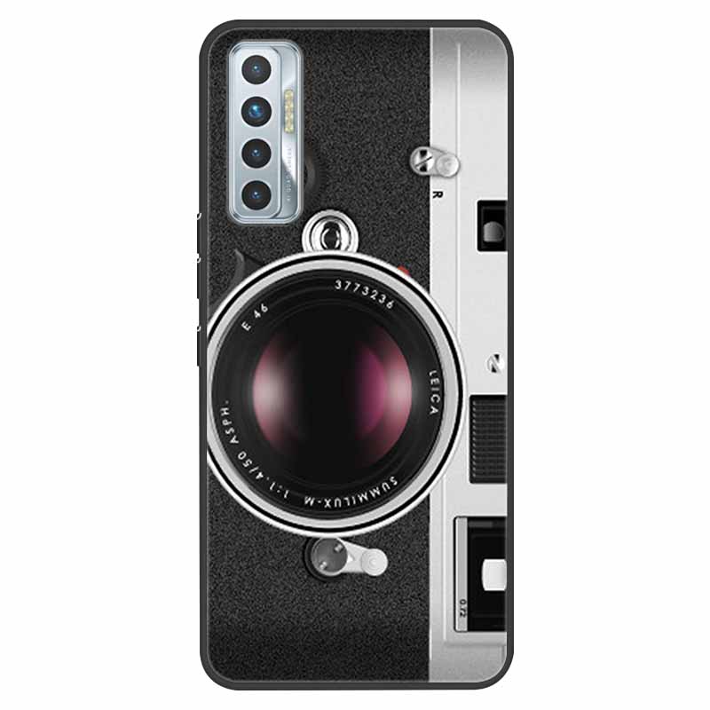 Чехол для Tecno Camon 17P, противоударный, из мягкого силикона TPU, задняя крышка для Tecno Camon 17P 2021, чехлы для телефона Camon17P CG7, милый мультяшный