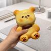 Hand Relax Bear Baked Bread Toy Slow Rising Slow Rebound Toy Bear Bread Squeeze Toy  Kids Adults