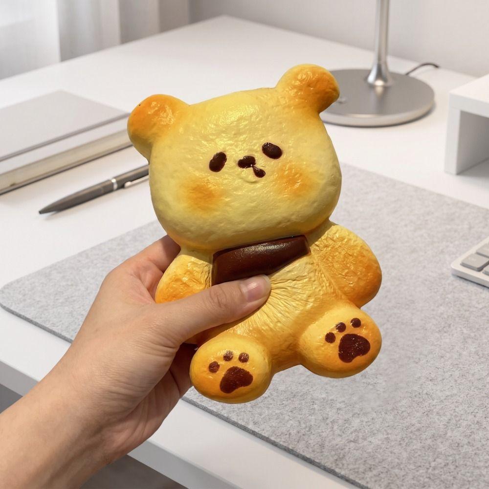 Hand Relax Bear Baked Bread Toy Slow Rising Slow Rebound Toy Bear Bread Squeeze Toy Kids Adults