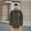 Мужская флисовая куртка из овечьей шерсти в гонконгском стиле с воротником-стойкой — тренд осени/зимы