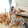 30/50/75cm/90cm/110cm Simulation Tiger Doll Zoo Doll Northeast Tiger Plush Toy Decoration Sitting Position