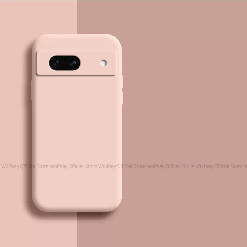 Чехол для Google Pixel 8A, чехол для Google Pixel 8A, чехол для 7A, чехол для 6, 7, 8 Pro, противоударный чехол для телефона из жидкого силикона для Google Pixel 8A