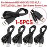 USB Charger Cable Charging Data SYNC Cord Wire For Nintendo DSi NDSI 3DS 2DS XL/LL New 3DSXL/3DSLL 2dsxl 2dsll Game Power Line