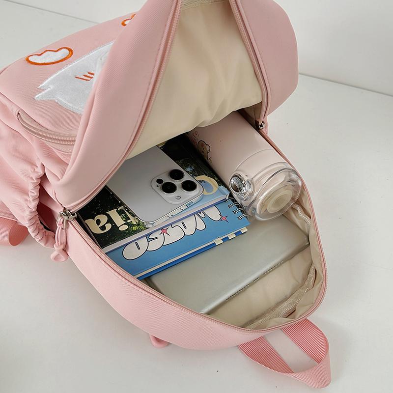 Детский сад школьный рюкзак с рисунком кролика для девочек легкий рюкзак для детей