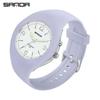 Sanda Macaron Color Fluorescent Waterproof Sports Watch for Men & Women