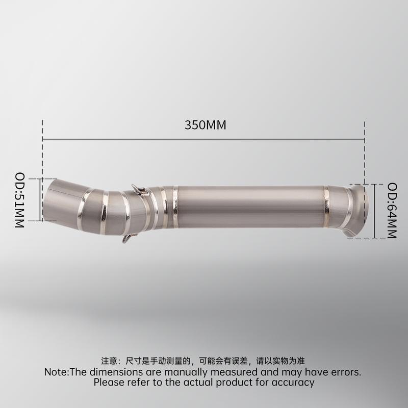 Слипон для CFMOTO 800MT 800 mt CF800-5A 2021 2022 Мотоциклетный Выхлоп Escape Moto Модификация Титановый сплав Средняя труба Соединительная трубка