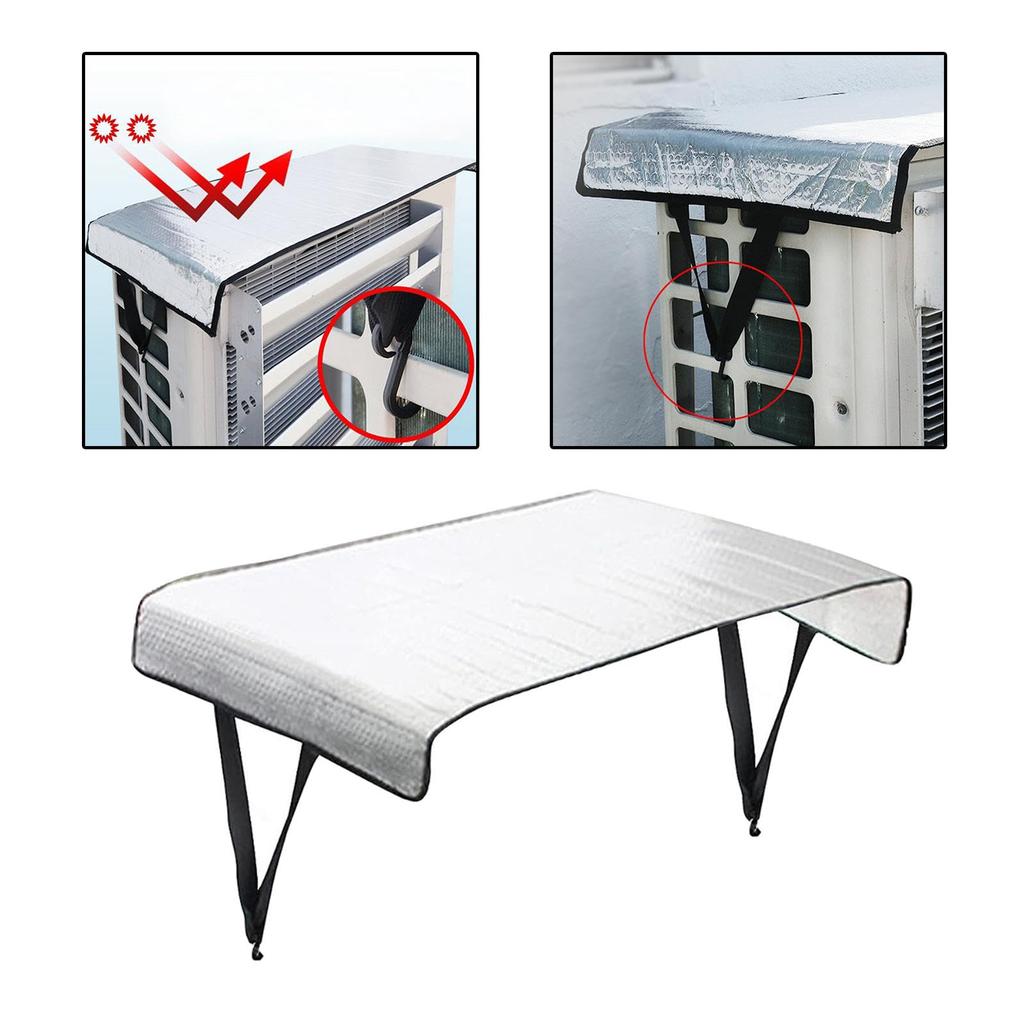 Air Conditioner Cover Air Conditioner Outer Cover Protection Cover Waterproof Heavy Duty Air Conditioning Cover for Out