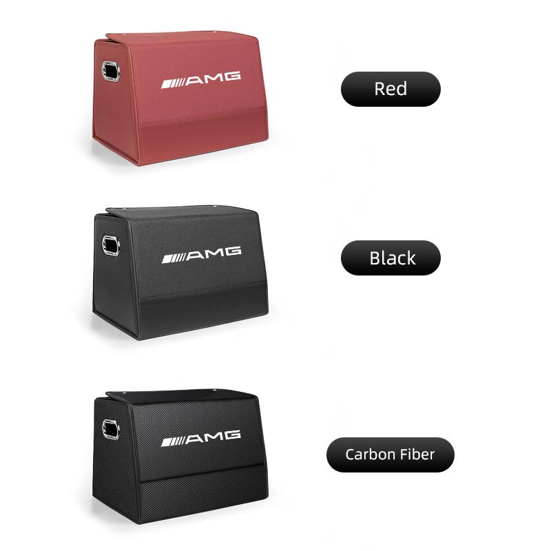 RSTN4 Car Trunk Storage Box Portable Large Capacity Storage Box For Mercedes Benz AMG W203 W206 W220 W205 W211 W212 W201 W168 W169 GLC