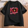 Geto Suguru I Love My Boyfriend T-shirts for Women Unisex Graphic Tee Gojo Satoru Anime Unisexga Tshirt Cotton 90s Clothes Streetwear
