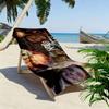 S. Sink Print Beach Towel, Large Soft Quick Dry Towel for Beach Camping Swimming