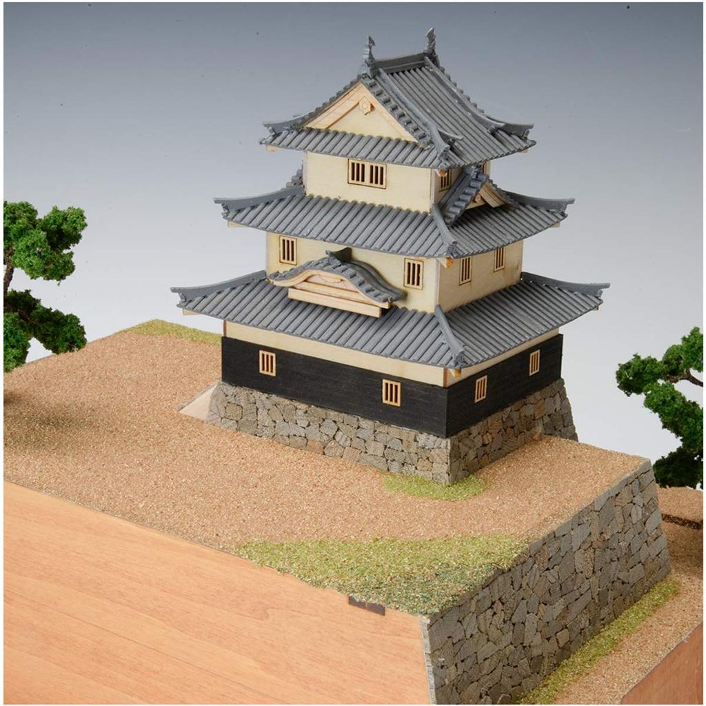 Woody Joe Marugame Castle Wooden Model Assembly Kit 1/150