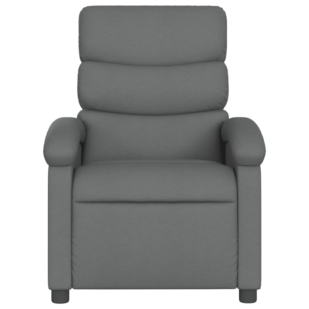 Electric Massage Chair Dark Grey Fabric