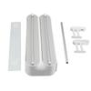 3 In 1 Wrap Cutter Organizer with Paper Towel Holder Magnetic Plastic Aluminum Alloy Space Saving