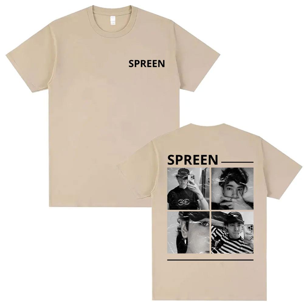 Rapper Spreen Album Graphic Merch Tshirts Mens Women Fashion Vintage Short Sleeve Summer Casual 100 Cotton Oversized Tshirt