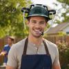 Party Headwear Drink Cap with Straw, Drinking Hat for Adults, Plastic Lazy Helmet, Hands-free Creative Beer Birthday Parties Festivals Home
