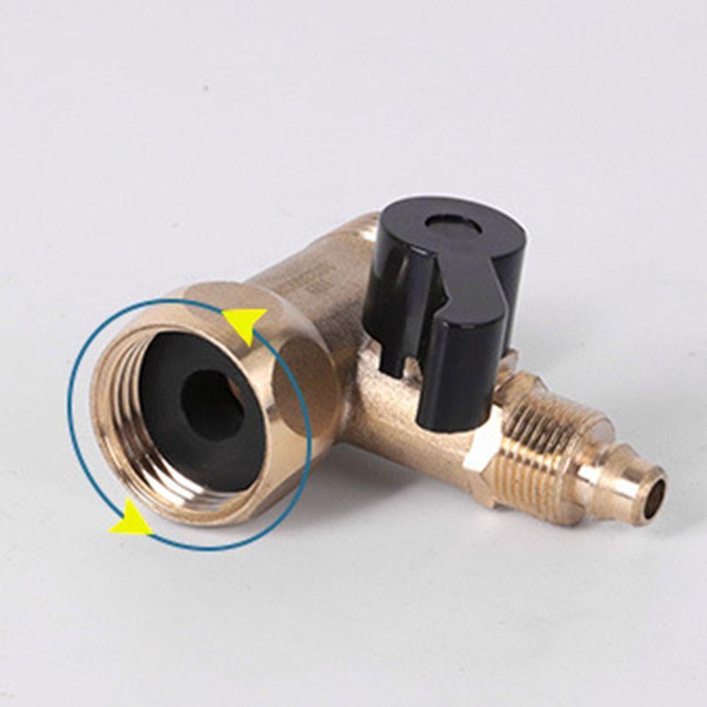 Brass Water Purifier Tee Connector Stainless Steel Three Way Ball Valve Water Purifier