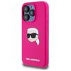 Karl Lagerfeld Klhmp15Xskhpplf Iphone 15 Pro Max 6.7 Fuksja/Fuschia Hardcase Silicone Karl Head Print Magsafe