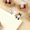 School Supplies Stationery Stickers Memo Pad Cartoon Cat Sticky Notes Kitten In Box Office Notepad