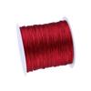 100M X 0.8mm нейлоновый китайский узел шнур Rattail макраме нить шнур бордовый