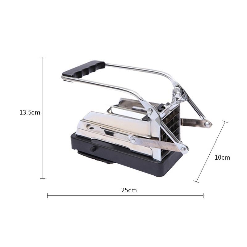 Kitchen Home Slippery Potato Cutter Best Value Potato Slicer Stainless Steel Use Potato Cutter Cucumber Gadgets 1pc